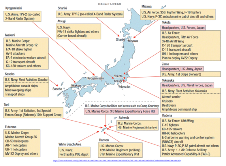 合同会社ミルコンジャパン(参考)日本における米軍基地